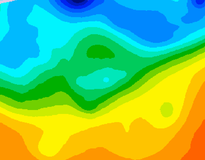 GDPS 500 millibar geopotential height 174 hour forecast chart for Canada based on 2026/09/22 0000Z data