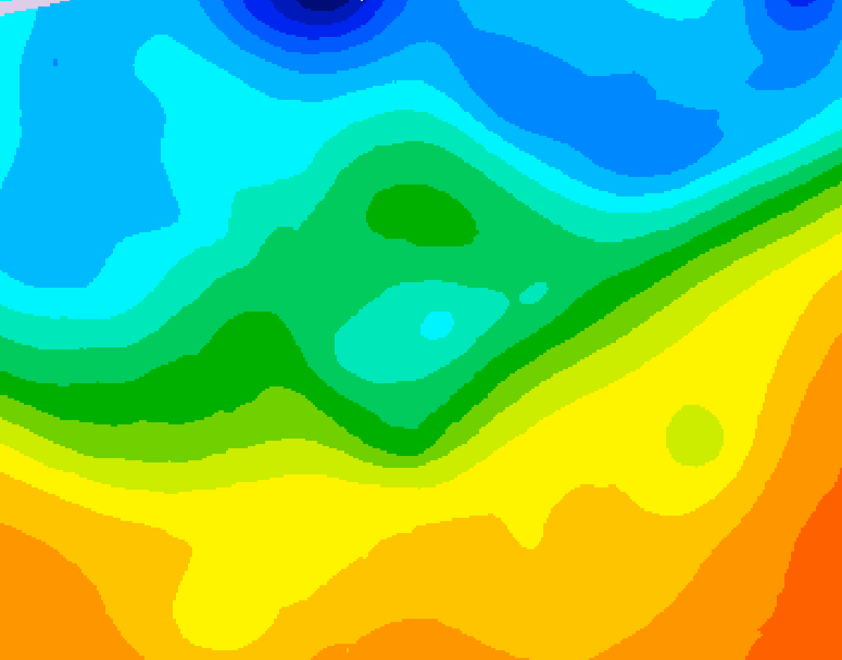 GDPS 500 millibar geopotential height 180 hour forecast chart for Canada based on 2026/09/22 0000Z data