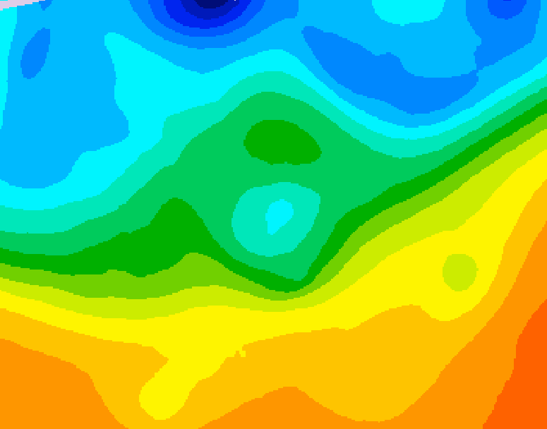 GDPS 500 millibar geopotential height 186 hour forecast chart for Canada based on 2026/09/22 0000Z data