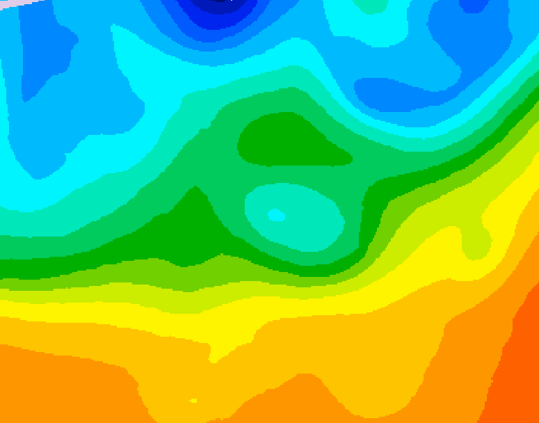 GDPS 500 millibar geopotential height 198 hour forecast chart for Canada based on 2026/09/22 0000Z data