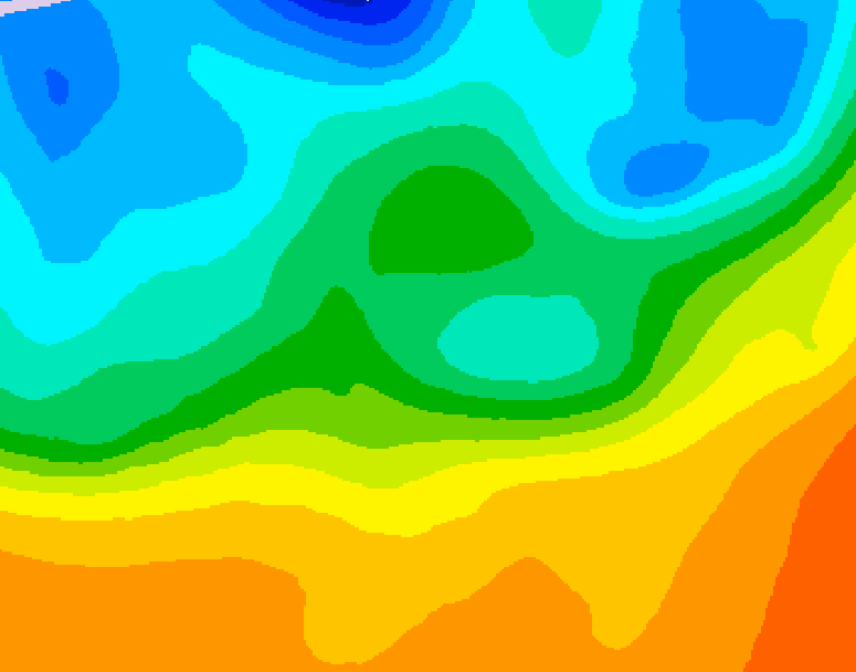 GDPS 500 millibar geopotential height 210 hour forecast chart for Canada based on 2026/09/22 0000Z data