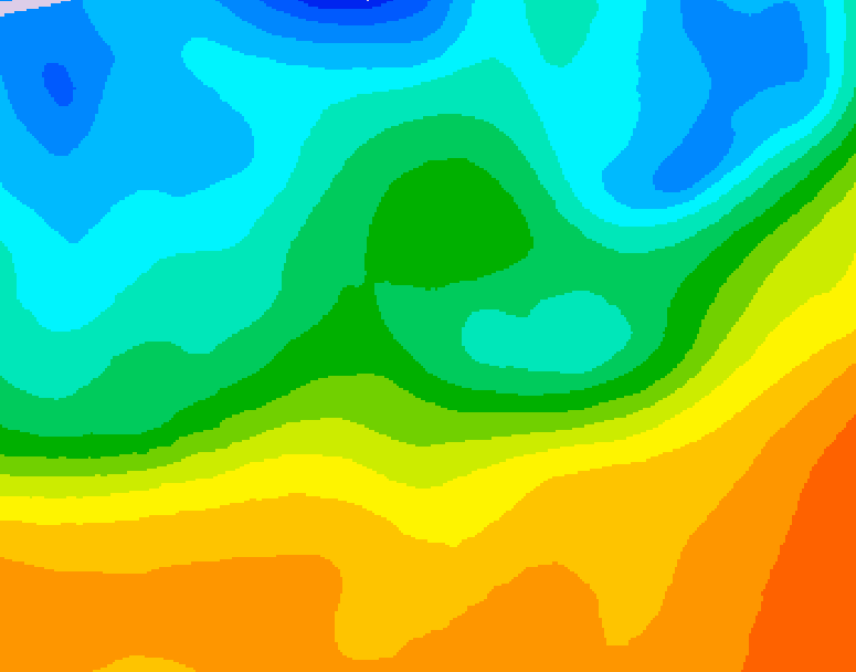 GDPS 500 millibar geopotential height 216 hour forecast chart for Canada based on 2026/09/22 0000Z data