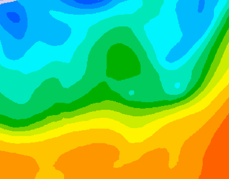 GDPS 500 millibar geopotential height 228 hour forecast chart for Canada based on 2026/09/22 0000Z data