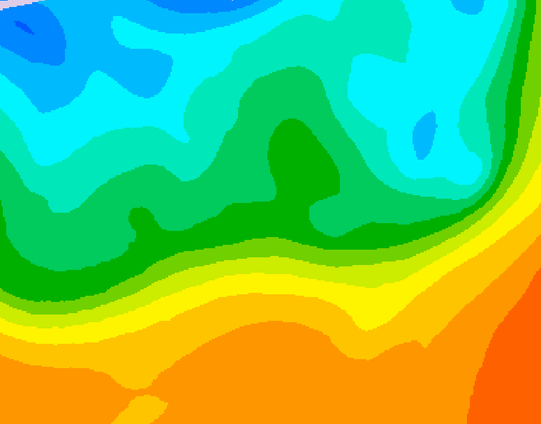 GDPS 500 millibar geopotential height 240 hour forecast chart for Canada based on 2026/09/22 0000Z data