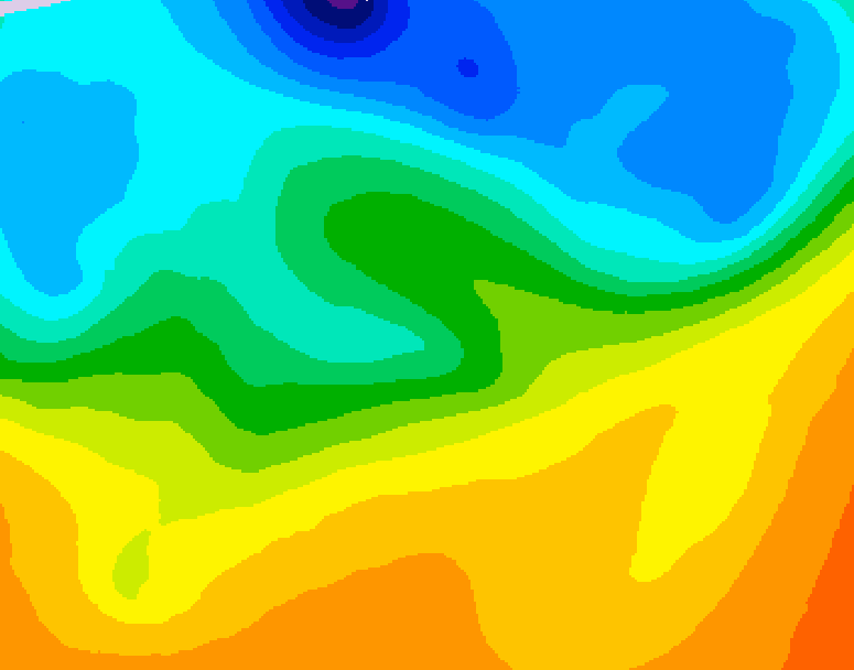 GDPS 500 millibar geopotential height 144 hour forecast chart for Canada based on 2026/09/22 1200Z data