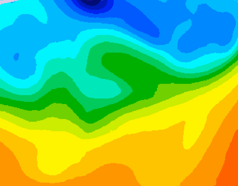 GDPS 500 millibar geopotential height 156 hour forecast chart for Canada based on 2026/09/22 1200Z data