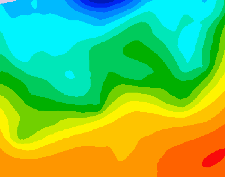 GDPS 500 millibar geopotential height 228 hour forecast chart for Canada based on 2026/09/22 1200Z data