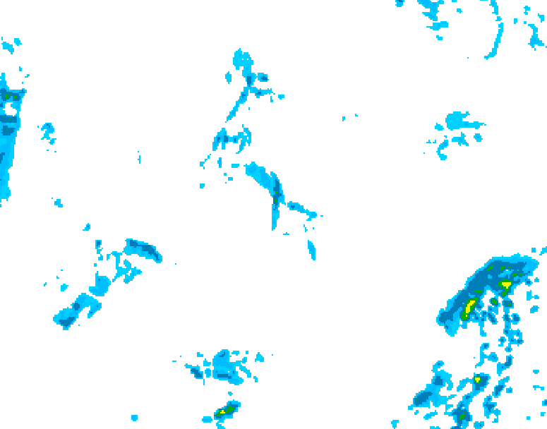 GDPS precipitation 078 hour forecast chart for Canada based on 2026/09/22 0000Z data