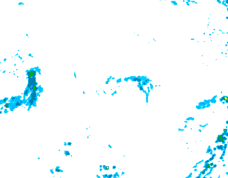 GDPS precipitation 156 hour forecast chart for Canada based on 2026/09/22 0000Z data