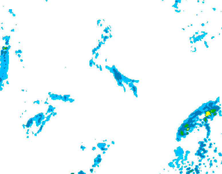 GDPS precipitation 072 hour forecast chart for Canada based on 2026/09/22 1200Z data