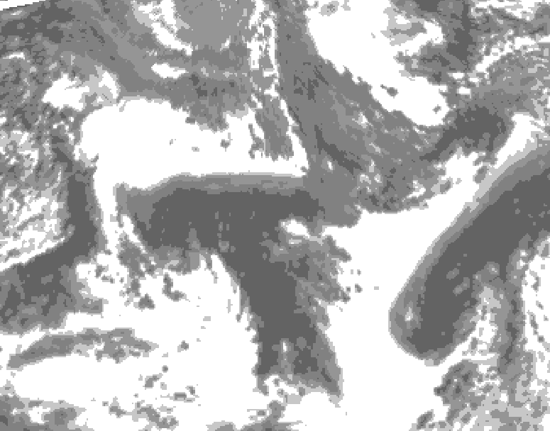 GDPS total cloud 108 hour forecast chart for Canada based on 2026/09/22 1200Z data