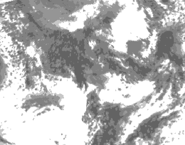 GDPS total cloud 228 hour forecast chart for Canada based on 2026/09/22 1200Z data