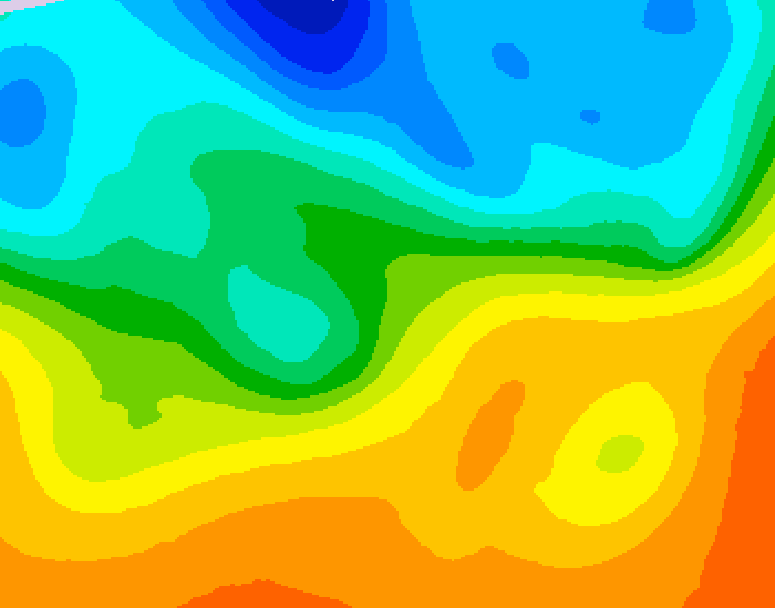 GDPS 500 millibar geopotential height 108 hour forecast chart for Canada based on 2026/09/23 0000Z data