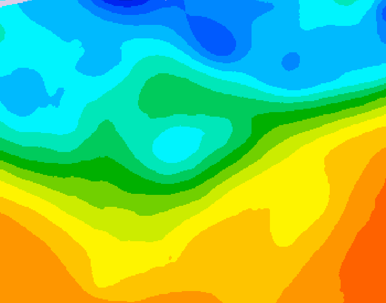 GDPS 500 millibar geopotential height 144 hour forecast chart for Canada based on 2026/09/23 0000Z data