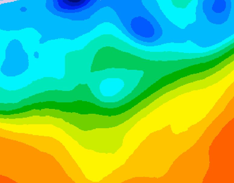 GDPS 500 millibar geopotential height 162 hour forecast chart for Canada based on 2026/09/23 0000Z data