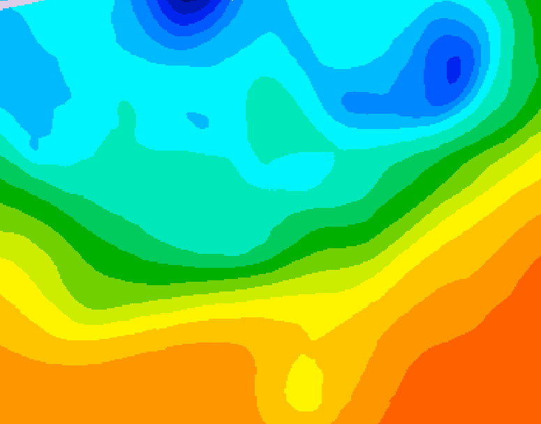 GDPS 500 millibar geopotential height 210 hour forecast chart for Canada based on 2026/09/23 0000Z data
