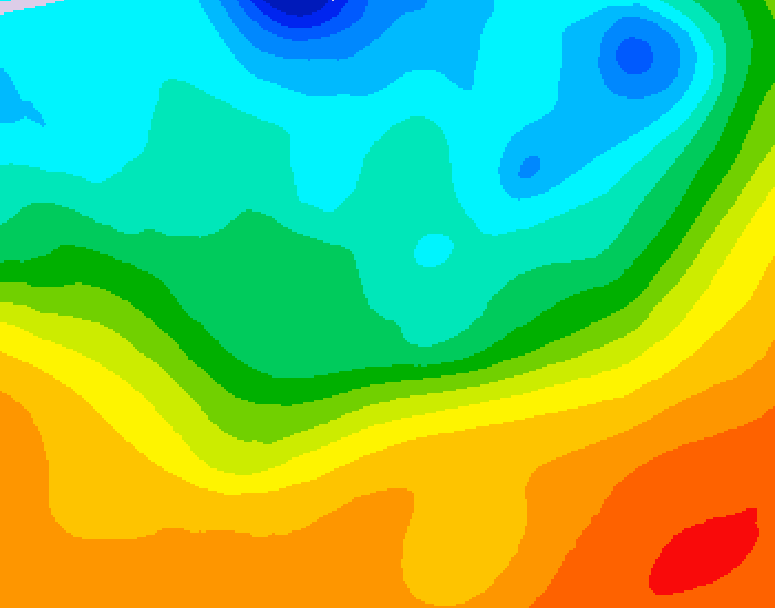 GDPS 500 millibar geopotential height 228 hour forecast chart for Canada based on 2026/09/23 0000Z data