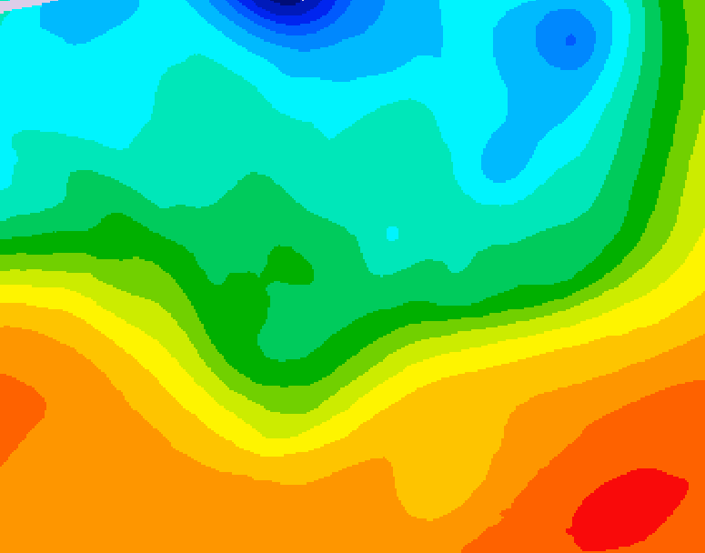 GDPS 500 millibar geopotential height 240 hour forecast chart for Canada based on 2026/09/23 0000Z data