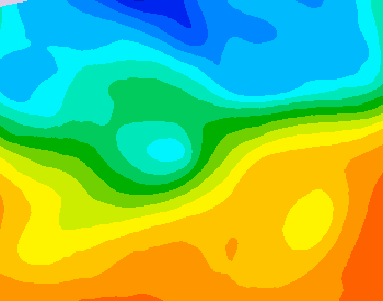 GDPS 500 millibar geopotential height 108 hour forecast chart for Canada based on 2026/09/23 1200Z data