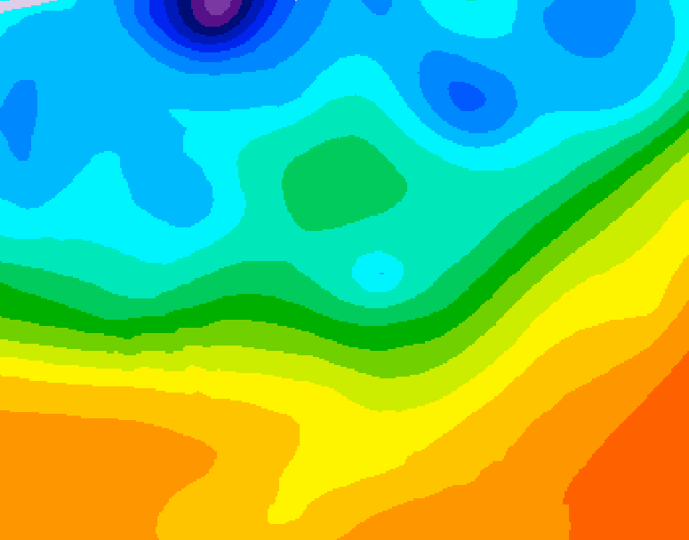 GDPS 500 millibar geopotential height 168 hour forecast chart for Canada based on 2026/09/23 1200Z data