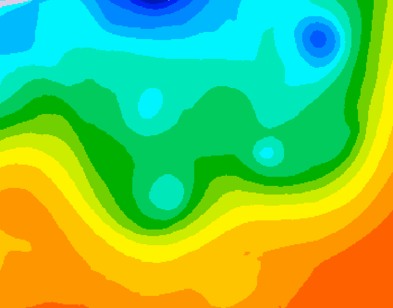 GDPS 500 millibar geopotential height 228 hour forecast chart for Canada based on 2026/09/23 1200Z data