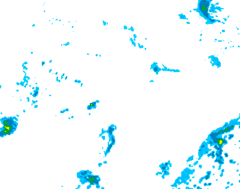 GDPS precipitation 030 hour forecast chart for Canada based on 2026/09/23 0000Z data