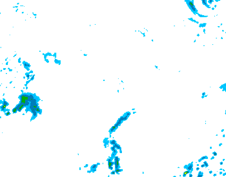 GDPS precipitation 162 hour forecast chart for Canada based on 2026/09/23 0000Z data