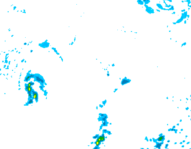 GDPS precipitation 174 hour forecast chart for Canada based on 2026/09/23 0000Z data
