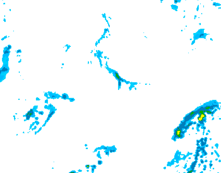 GDPS precipitation 048 hour forecast chart for Canada based on 2026/09/23 1200Z data