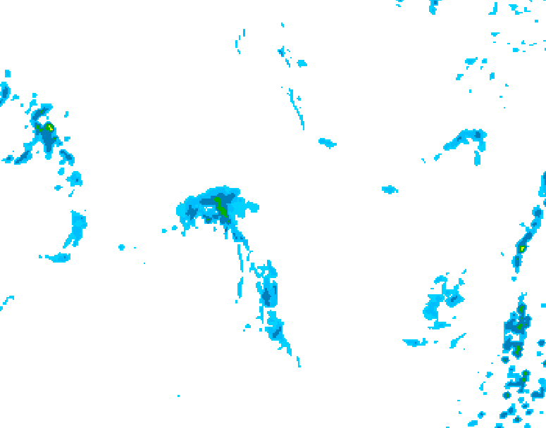 GDPS precipitation 084 hour forecast chart for Canada based on 2026/09/23 1200Z data
