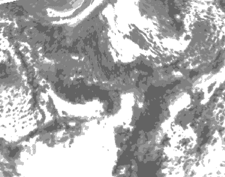 GDPS total cloud 204 hour forecast chart for Canada based on 2026/09/23 0000Z data