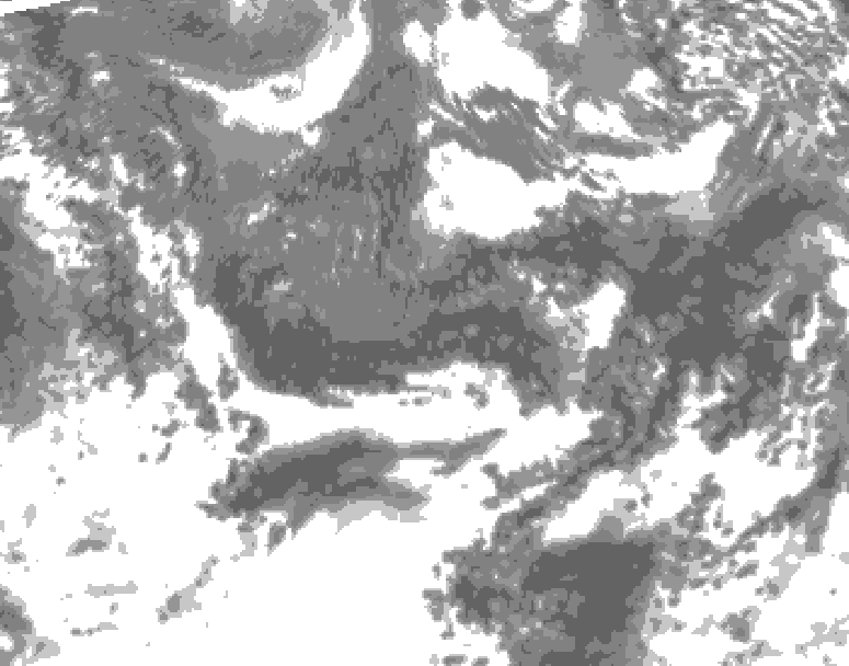 GDPS total cloud 222 hour forecast chart for Canada based on 2026/09/23 0000Z data