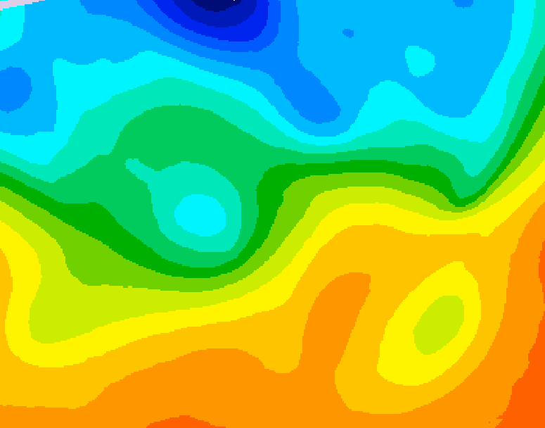 GDPS 500 millibar geopotential height 084 hour forecast chart for Canada based on 2026/09/24 0000Z data