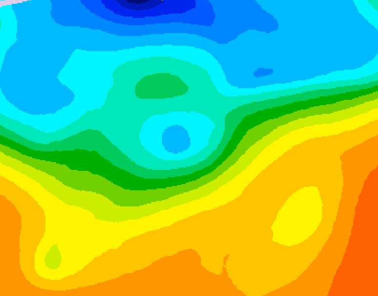 GDPS 500 millibar geopotential height 108 hour forecast chart for Canada based on 2026/09/24 0000Z data