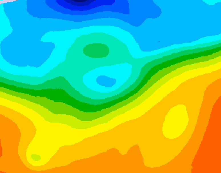 GDPS 500 millibar geopotential height 114 hour forecast chart for Canada based on 2026/09/24 0000Z data