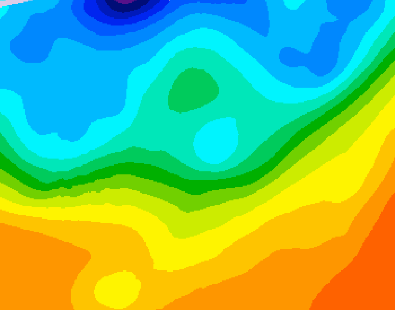 GDPS 500 millibar geopotential height 144 hour forecast chart for Canada based on 2026/09/24 0000Z data