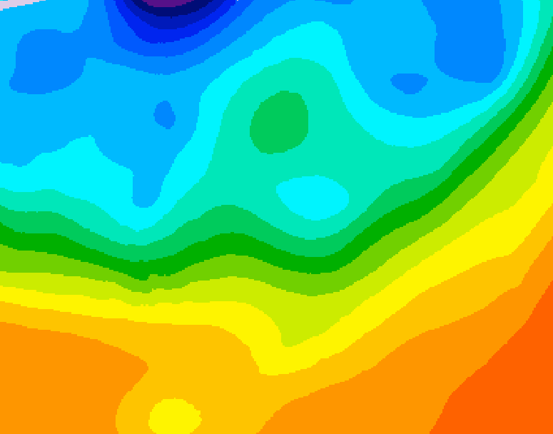 GDPS 500 millibar geopotential height 156 hour forecast chart for Canada based on 2026/09/24 0000Z data