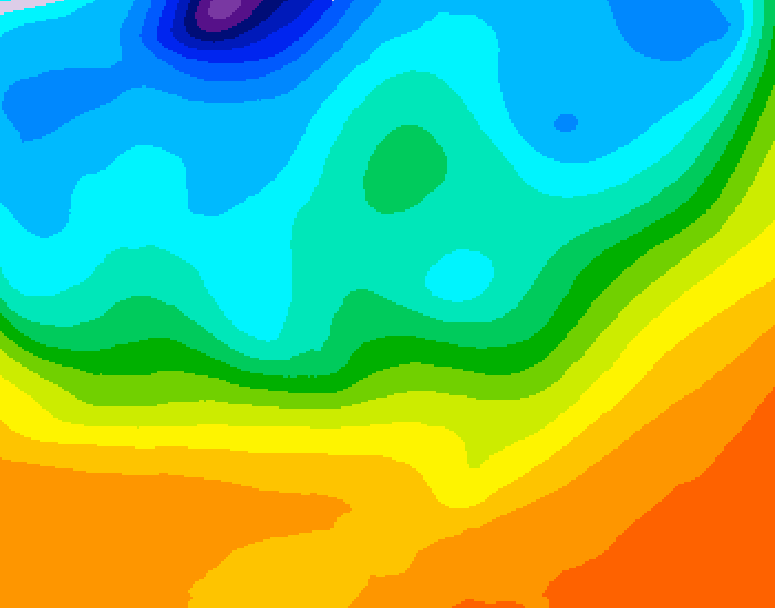 GDPS 500 millibar geopotential height 168 hour forecast chart for Canada based on 2026/09/24 0000Z data
