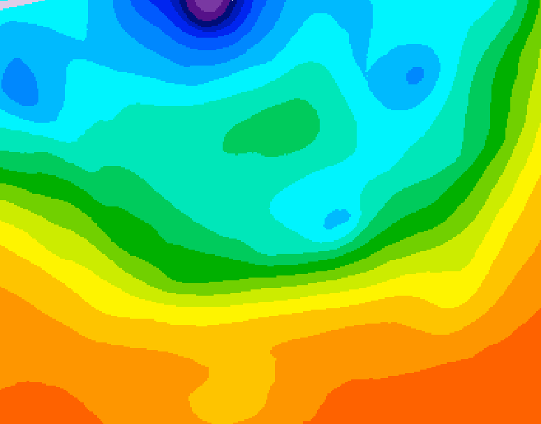 GDPS 500 millibar geopotential height 198 hour forecast chart for Canada based on 2026/09/24 0000Z data