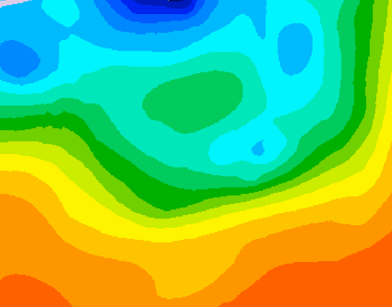 GDPS 500 millibar geopotential height 210 hour forecast chart for Canada based on 2026/09/24 0000Z data
