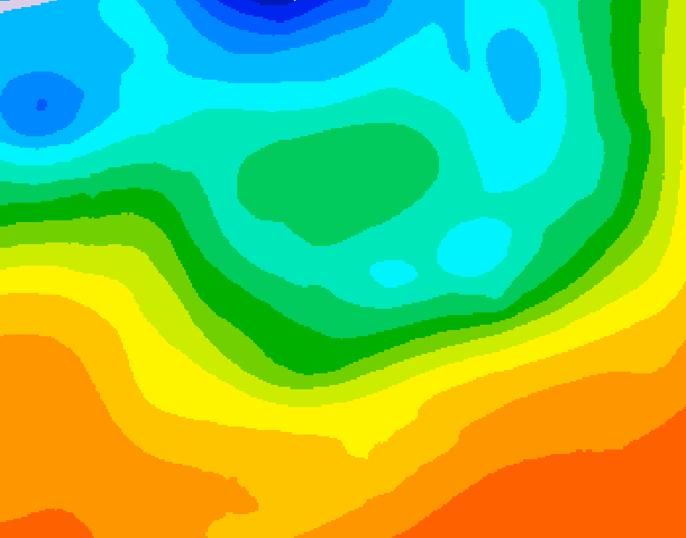 GDPS 500 millibar geopotential height 216 hour forecast chart for Canada based on 2026/09/24 0000Z data