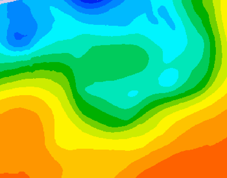 GDPS 500 millibar geopotential height 228 hour forecast chart for Canada based on 2026/09/24 0000Z data