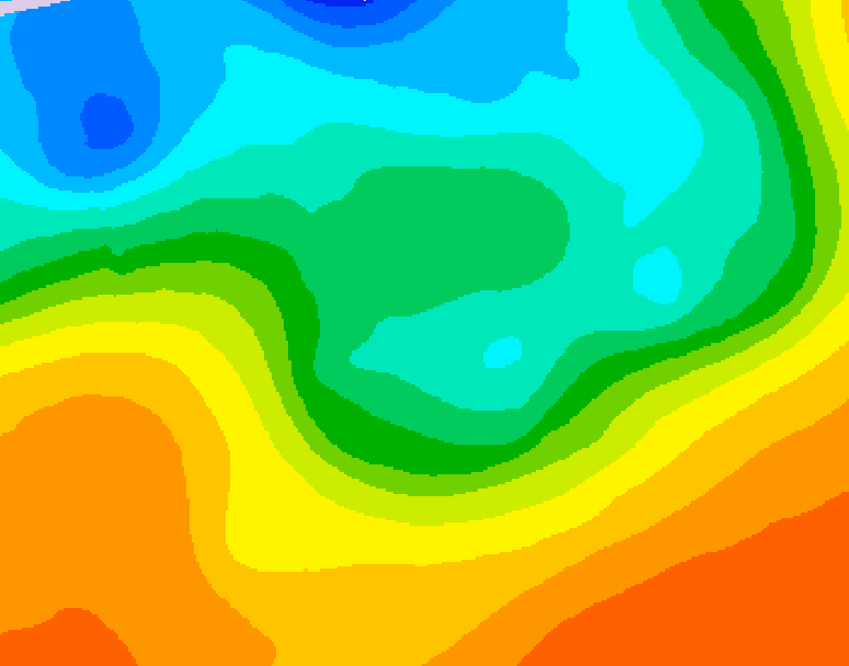 GDPS 500 millibar geopotential height 234 hour forecast chart for Canada based on 2026/09/24 0000Z data