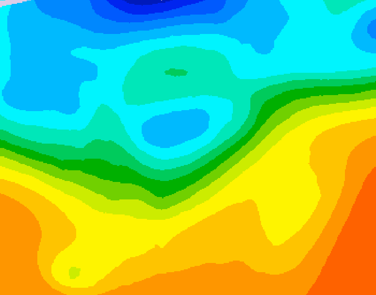 GDPS 500 millibar geopotential height 108 hour forecast chart for Canada based on 2026/09/24 1200Z data