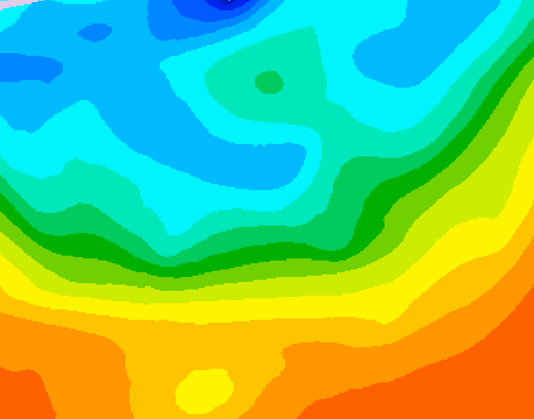 GDPS 500 millibar geopotential height 156 hour forecast chart for Canada based on 2026/09/24 1200Z data
