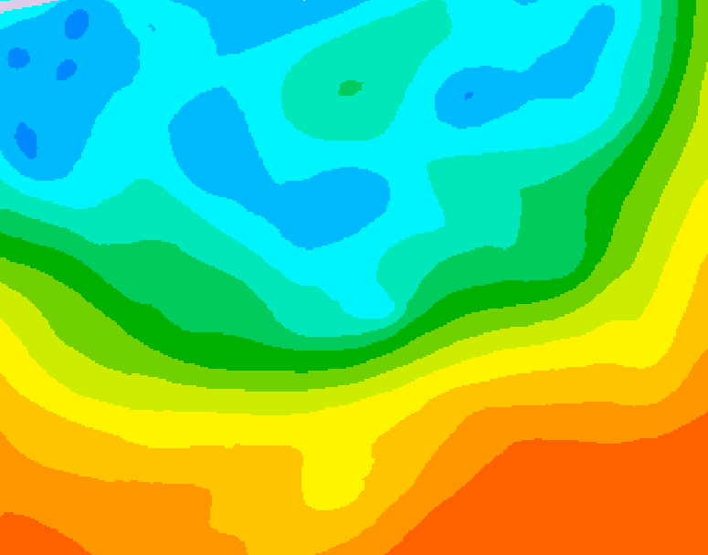 GDPS 500 millibar geopotential height 180 hour forecast chart for Canada based on 2026/09/24 1200Z data