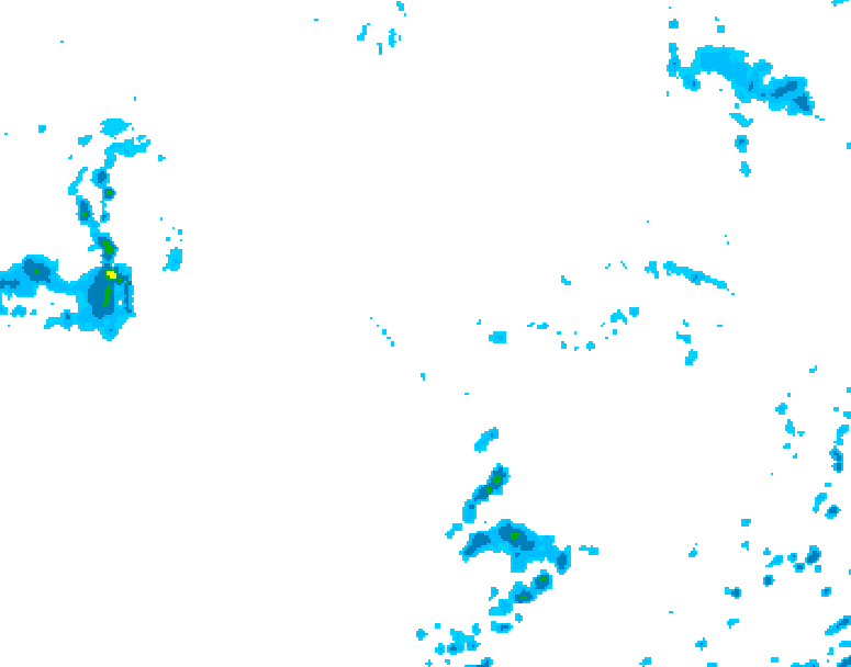 GDPS precipitation 222 hour forecast chart for Canada based on 2026/09/24 0000Z data