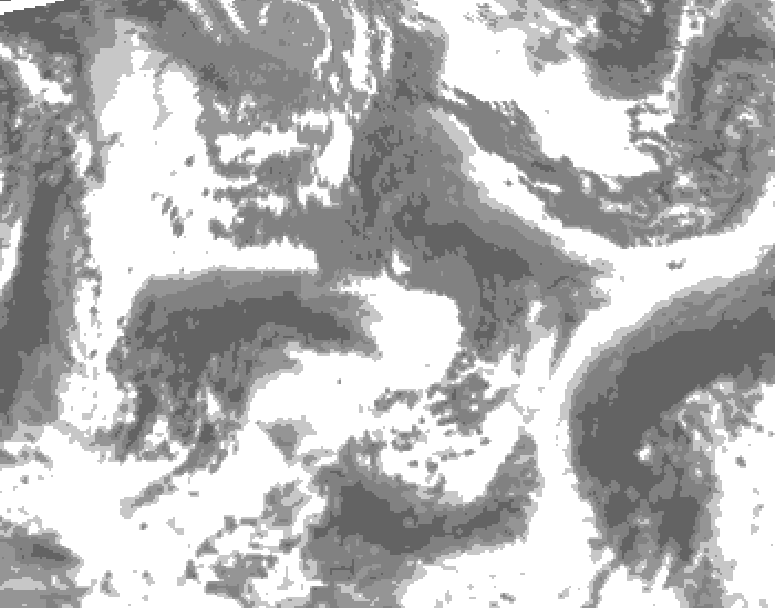 GDPS total cloud 048 hour forecast chart for Canada based on 2026/09/24 0000Z data
