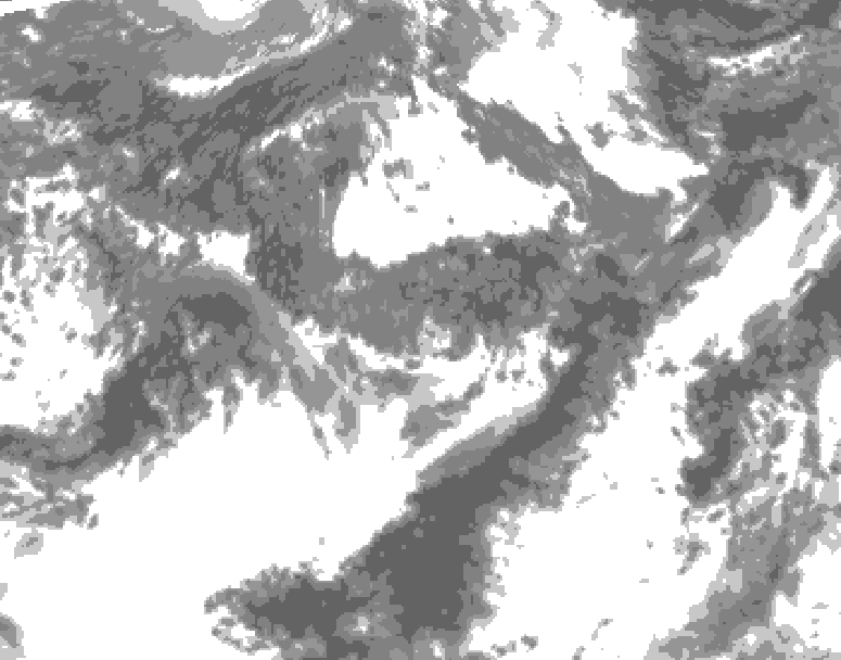 GDPS total cloud 144 hour forecast chart for Canada based on 2026/09/24 0000Z data