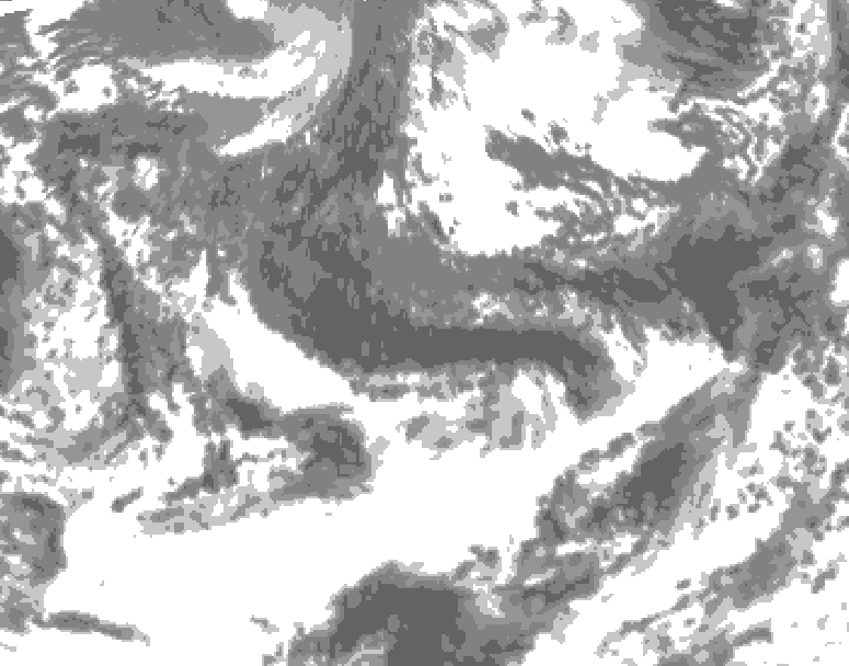 GDPS total cloud 186 hour forecast chart for Canada based on 2026/09/24 0000Z data